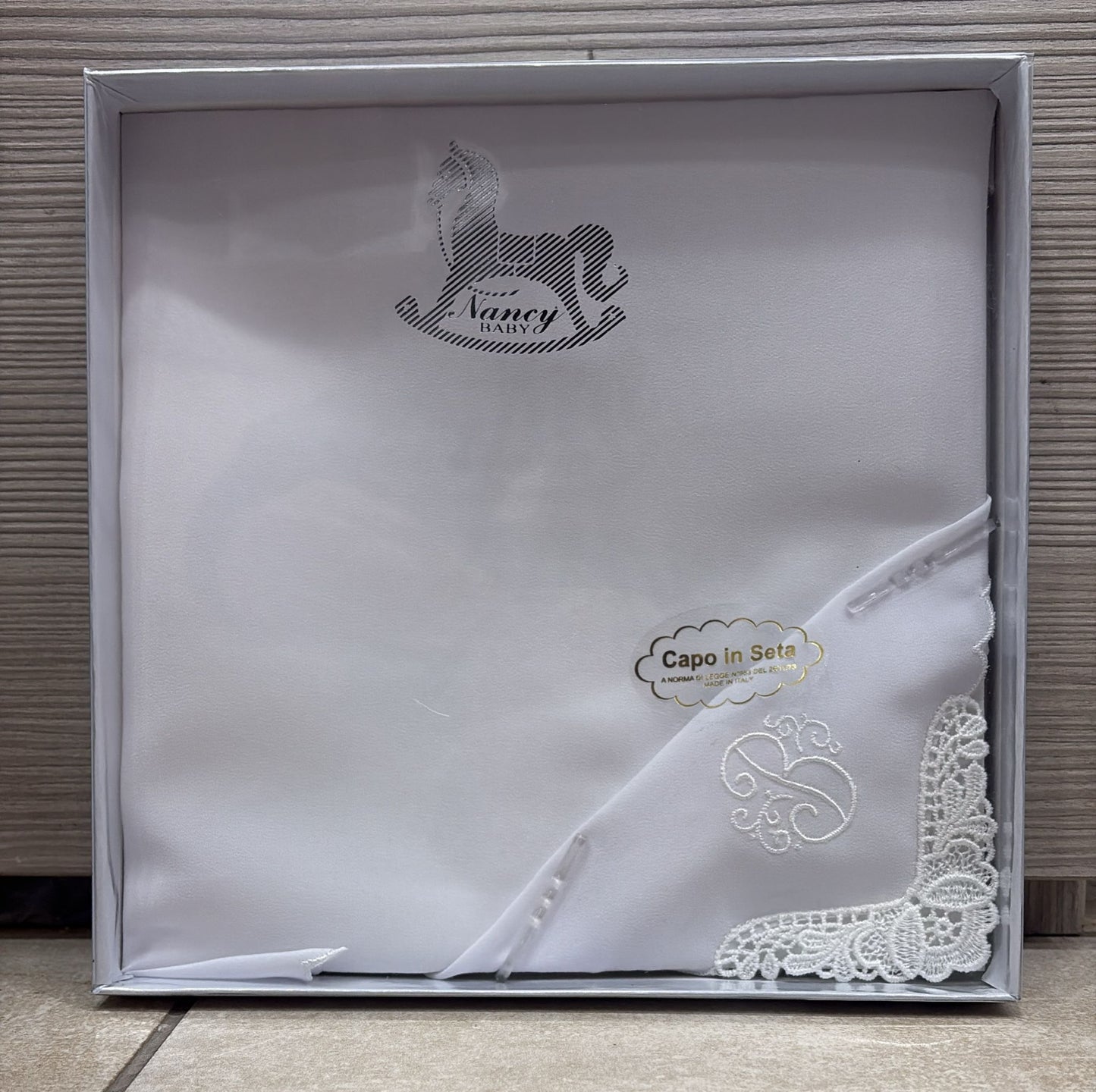 ✨ Fazzoletto Battesimale in Seta ✨