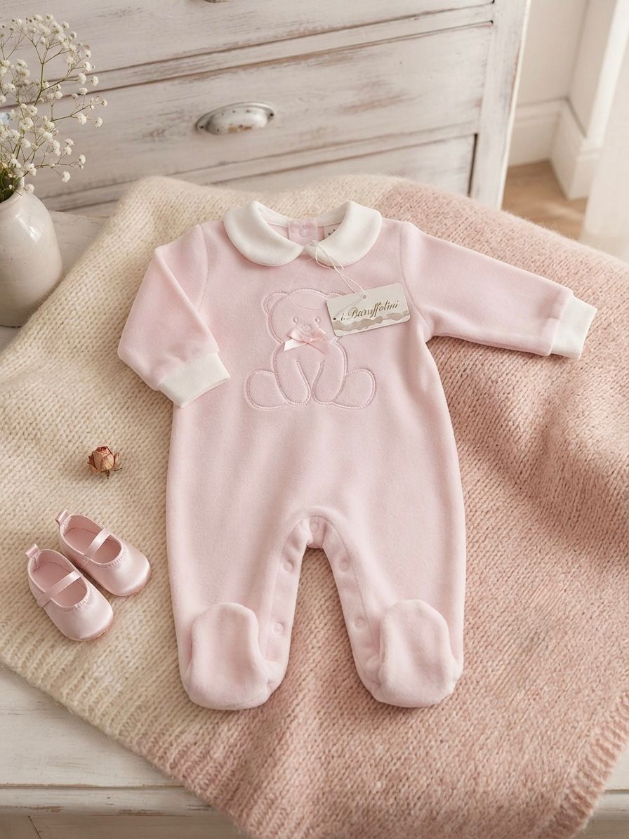 Tutina in Ciniglia Neonata I Batuffolini Art. B548/3F