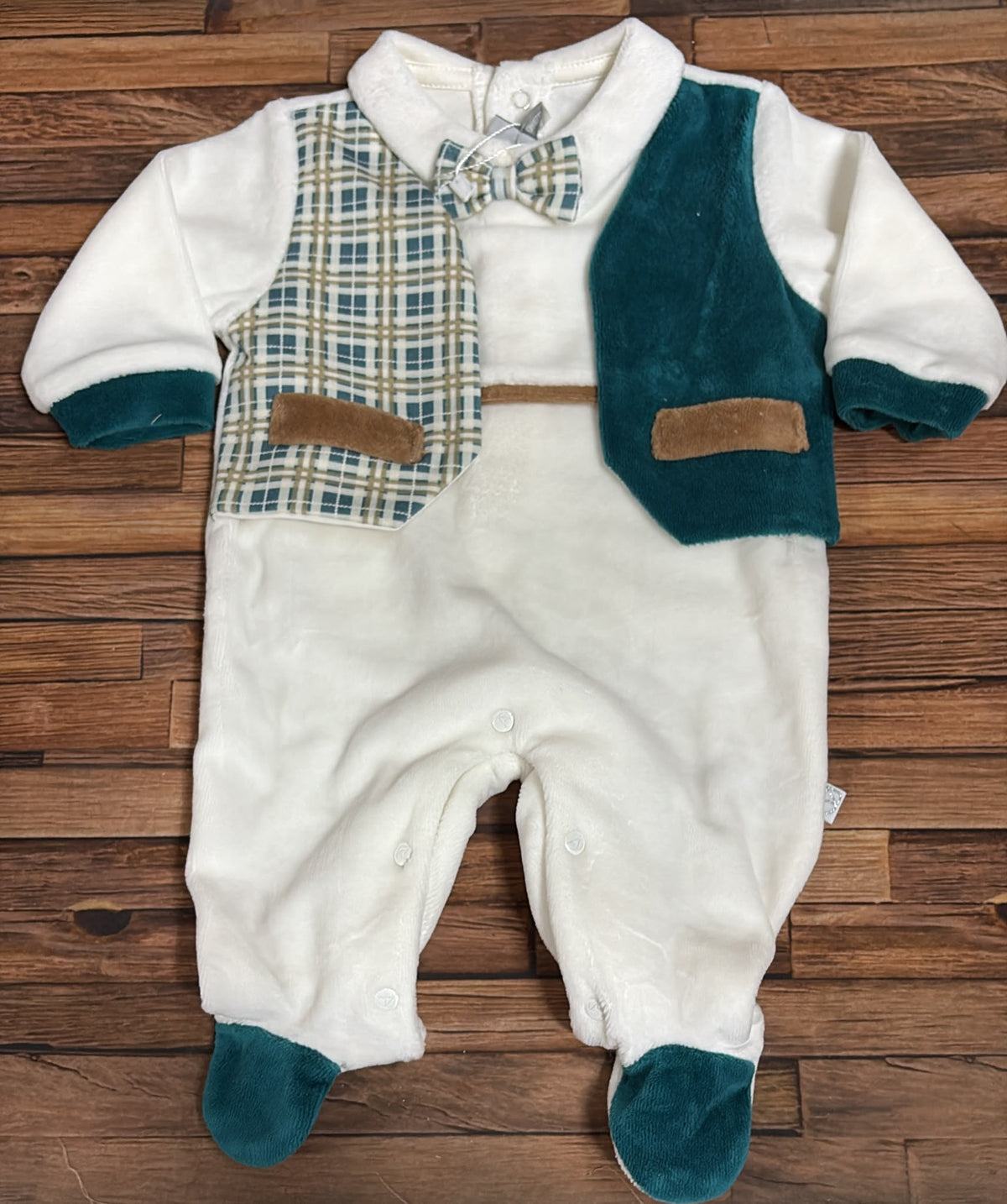 Tutina Maschietto in Ciniglia con Gilet e Papillon Nazareno Gabrielli – NG-2110