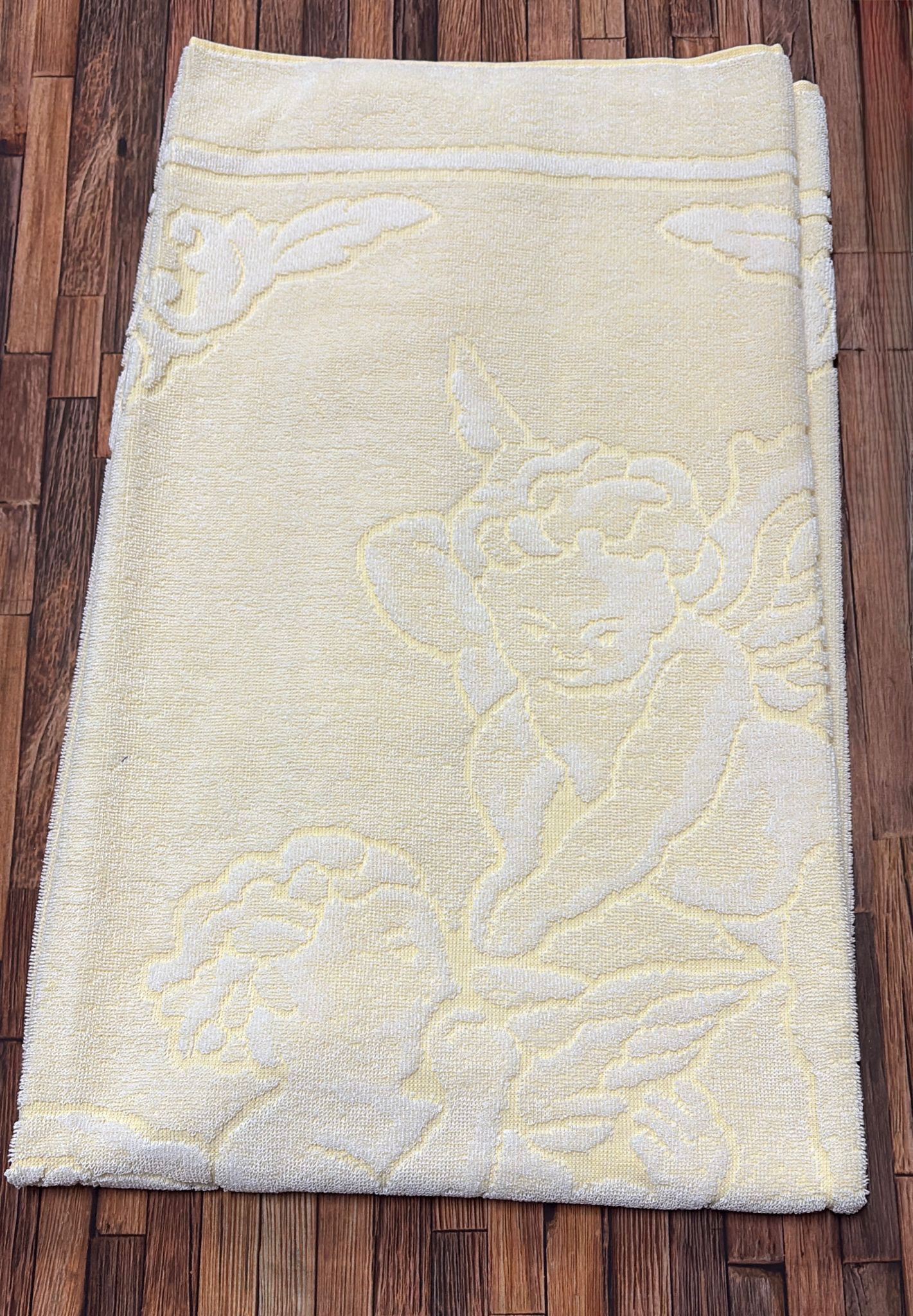 Asciugamano Neonato in Spugna di Cotone Angelo – 80x30 cm – 100% Cotone