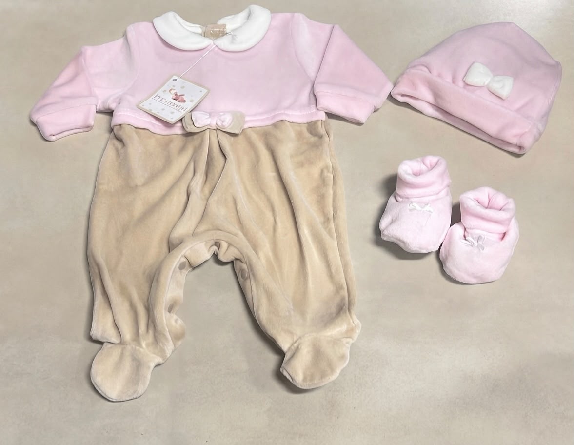 Set Nascita Femminuccia in Ciniglia “I Preziosini” – F6