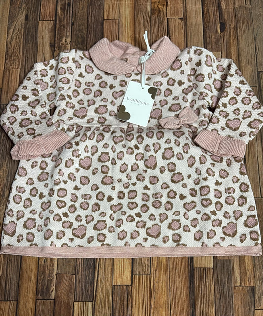 Vestitino Neonata in Maglia Animalier β Lollitop Baby
