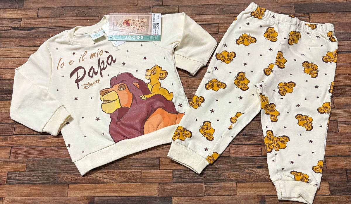 🦁 Pigiama Disney Il Re Leone in Caldo Cotone – Art. DY32P0309