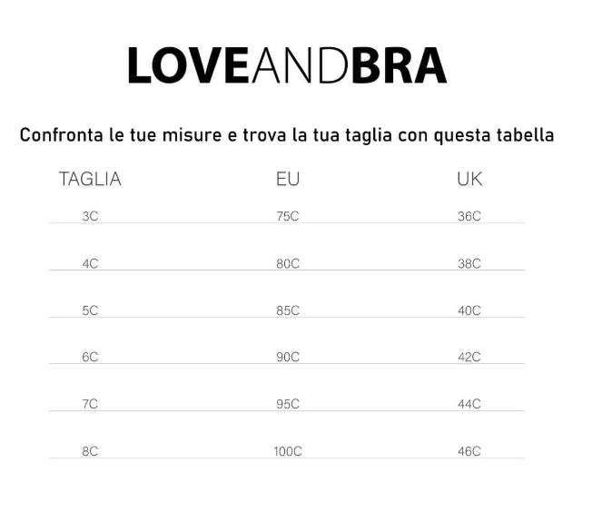 NOEMI | Reggiseno Balconcino in Pizzo Basic Lace Love and Bra