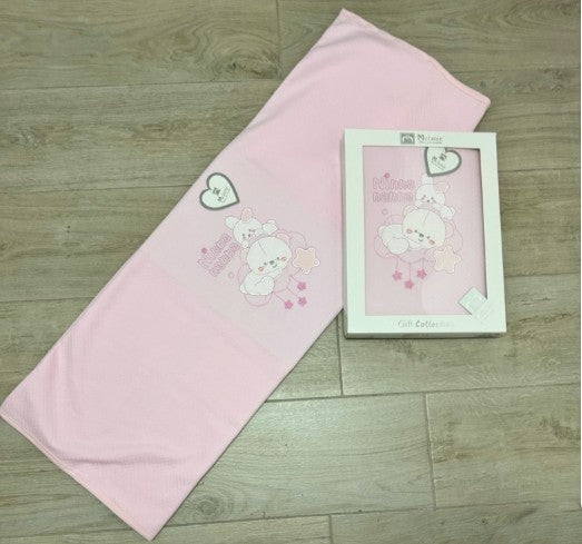 COPERTINA DI COTONE DELLA MELANIE MIS 100X130CM MOD. STELLINA A 13€
