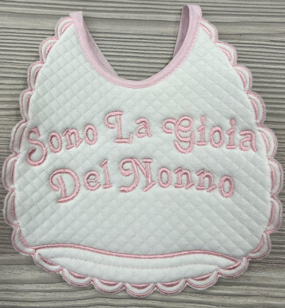 BAVETTA "SONO LA GIOIA DEL NONNO"