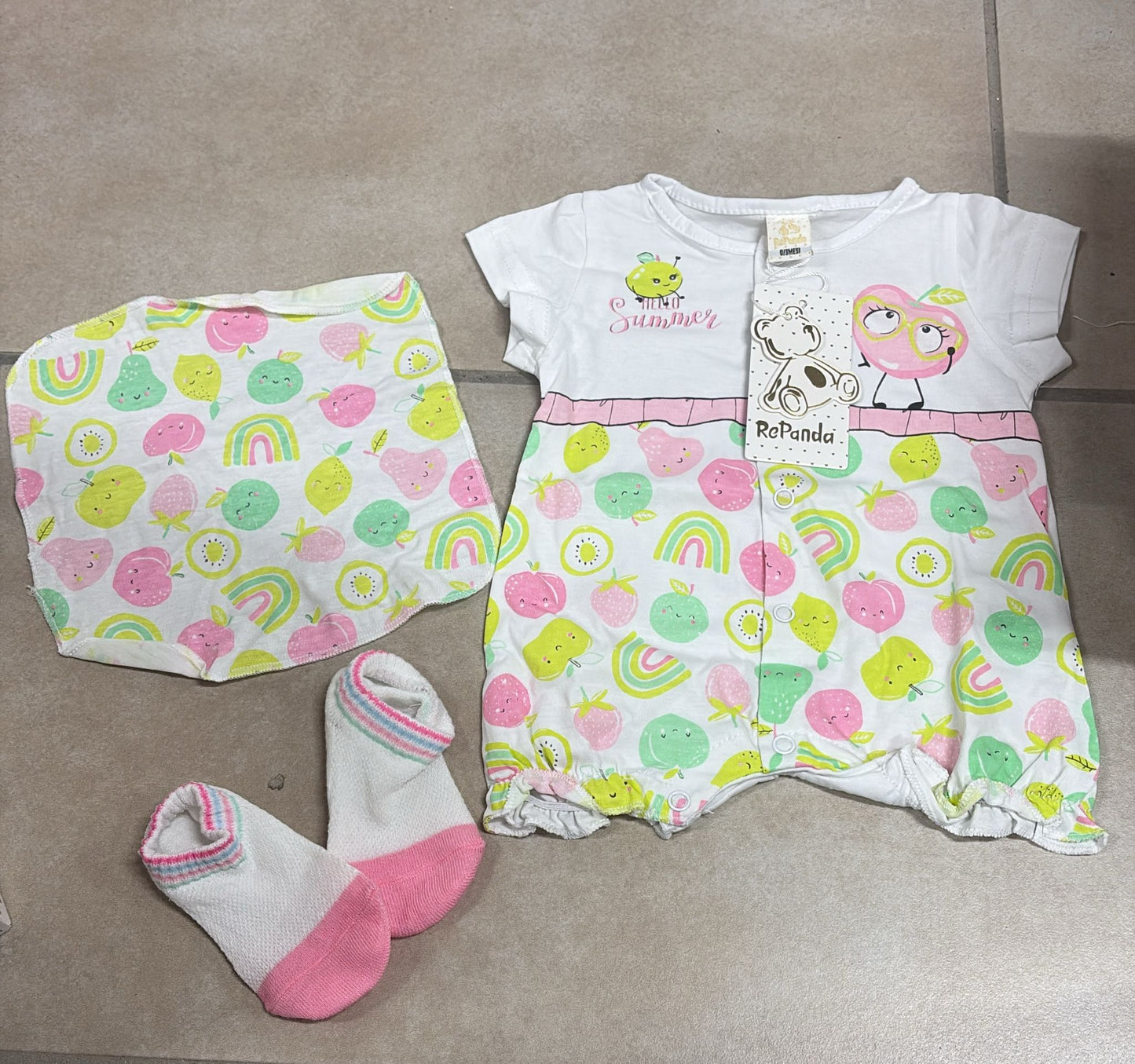 Pagliaccetto in cotone con accessori – ART. RB-593