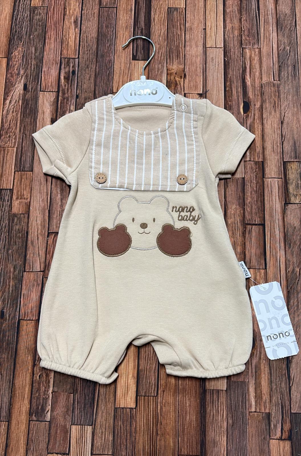 ✨ Pagliaccetto Baby in Cotone – Teddy Style