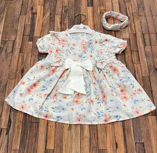Vestitino Floreale con Fascia 🌸🎀