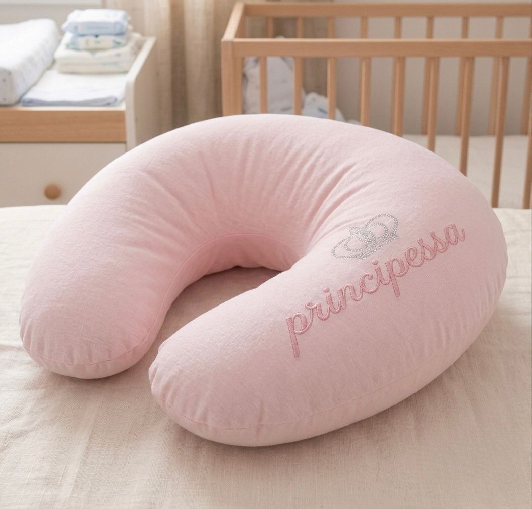 Cuscino allattamento PRINCIPESSA E PRINCIPINO
