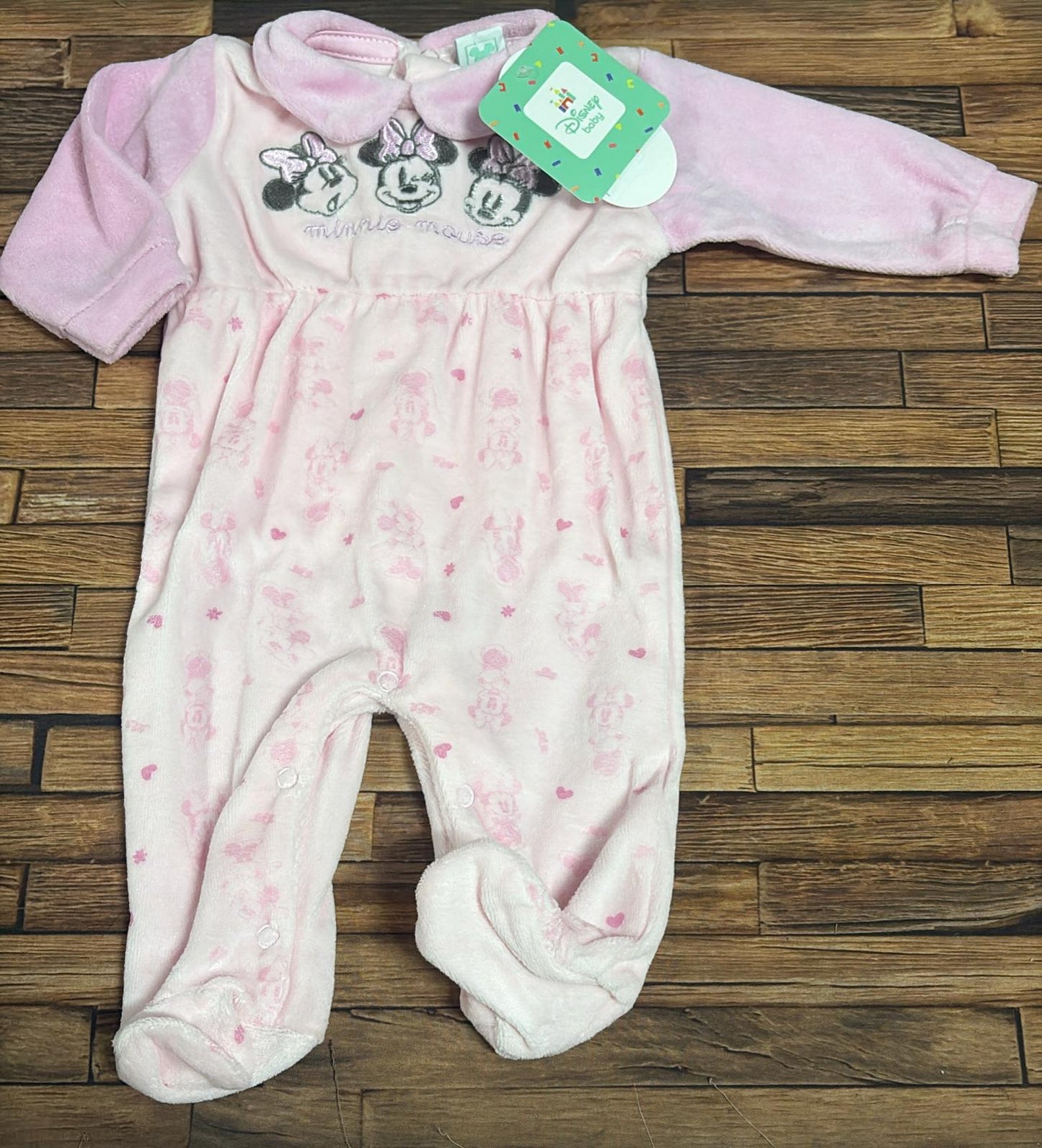 Tutina in Ciniglia Disney Minnie per Neonata – Morbida e Calda