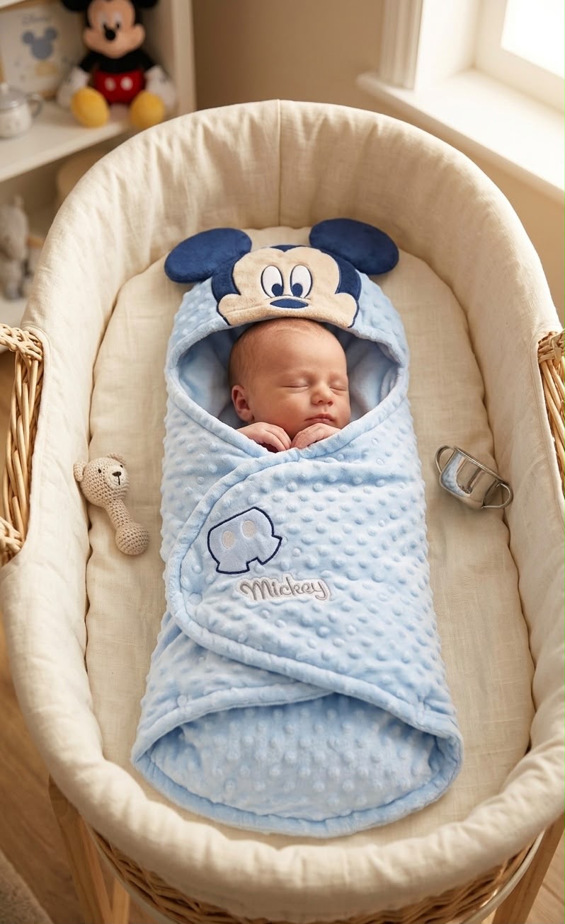 Sacco Nanna Disney Mickey & Minnie in Morbida Ciniglia – Avvolgente e Caldo