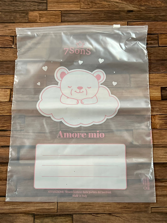 Set 6 Sacchi Cambio Neonato con Chiusura – Art. 7S 0099