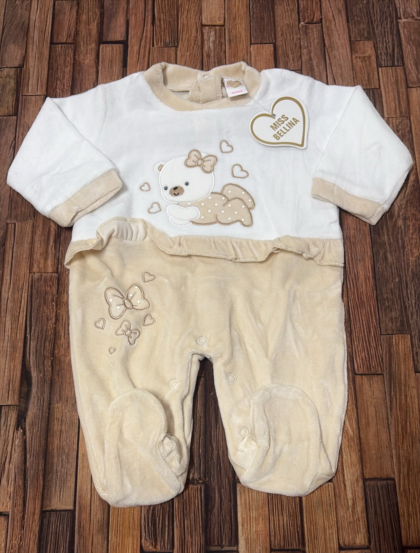 Tutina in Ciniglia Neonata Miss Bellina XNA-257