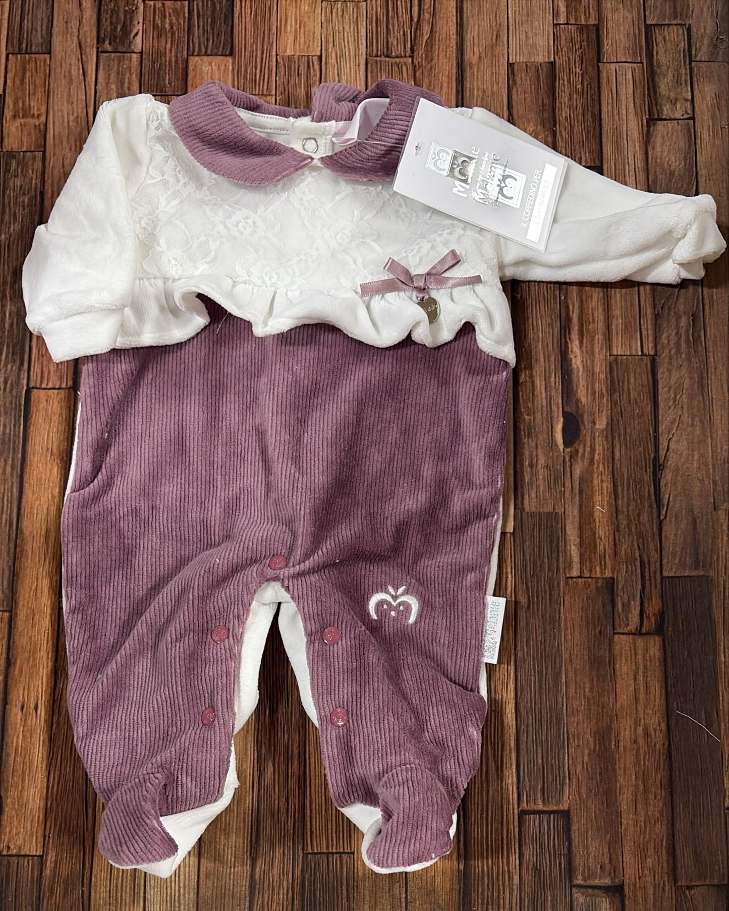 Tutina in Ciniglia Neonata Melanie Art. TC112