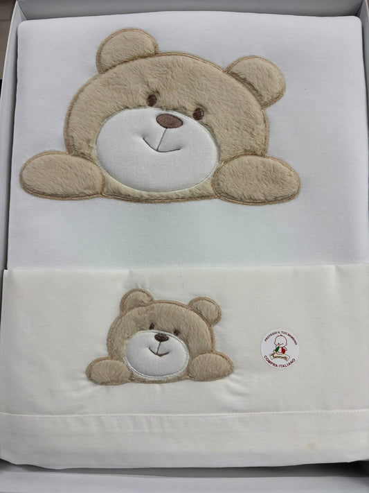 Set Carrozzina con Coperta e Lenzuola – Tenerotti