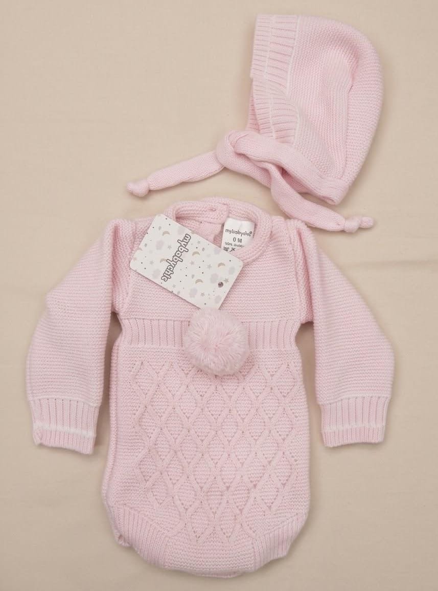 Pagliaccetto Neonato con Cuffietta My Baby Chic – Art. 2458