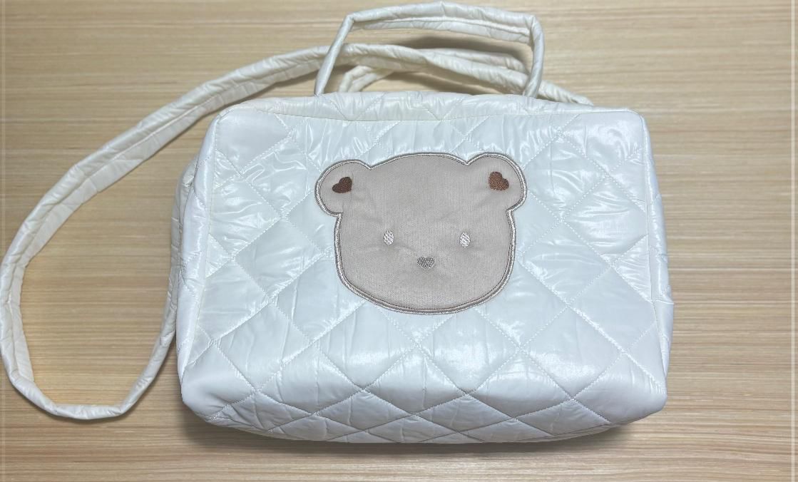 Borsa Trapuntata Neonato Orsetto 🧸✨