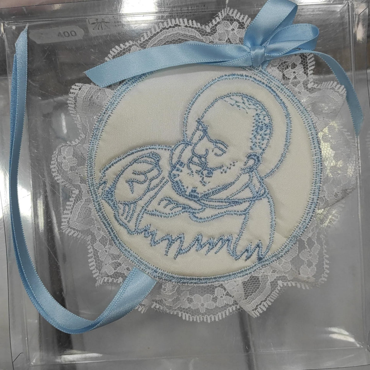 Sopraculla / Passeggino Padre Pio Ricamato – Made in Italy art. 10