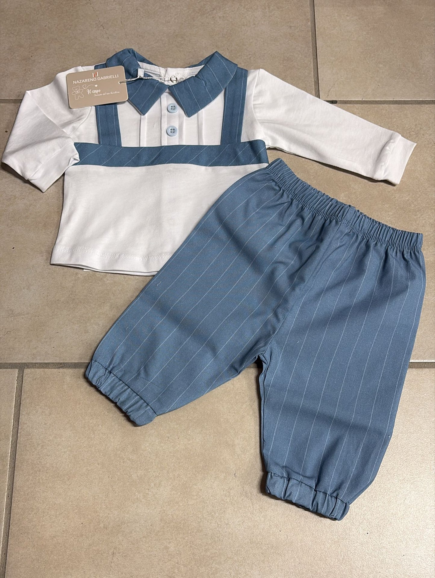 Clinico Neonato in Cotone Nazareno Gabrielli Avion/Tortora – NG3620