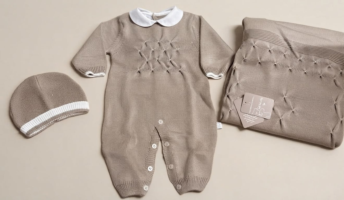 Set Nascita 3 Pezzi Neonata in Maglia – NG-3488 Dis. 4