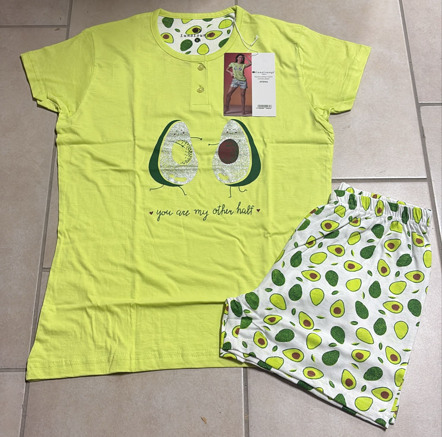Pigiama corto donna in cotone – ATENA | LUNA LOUNGE