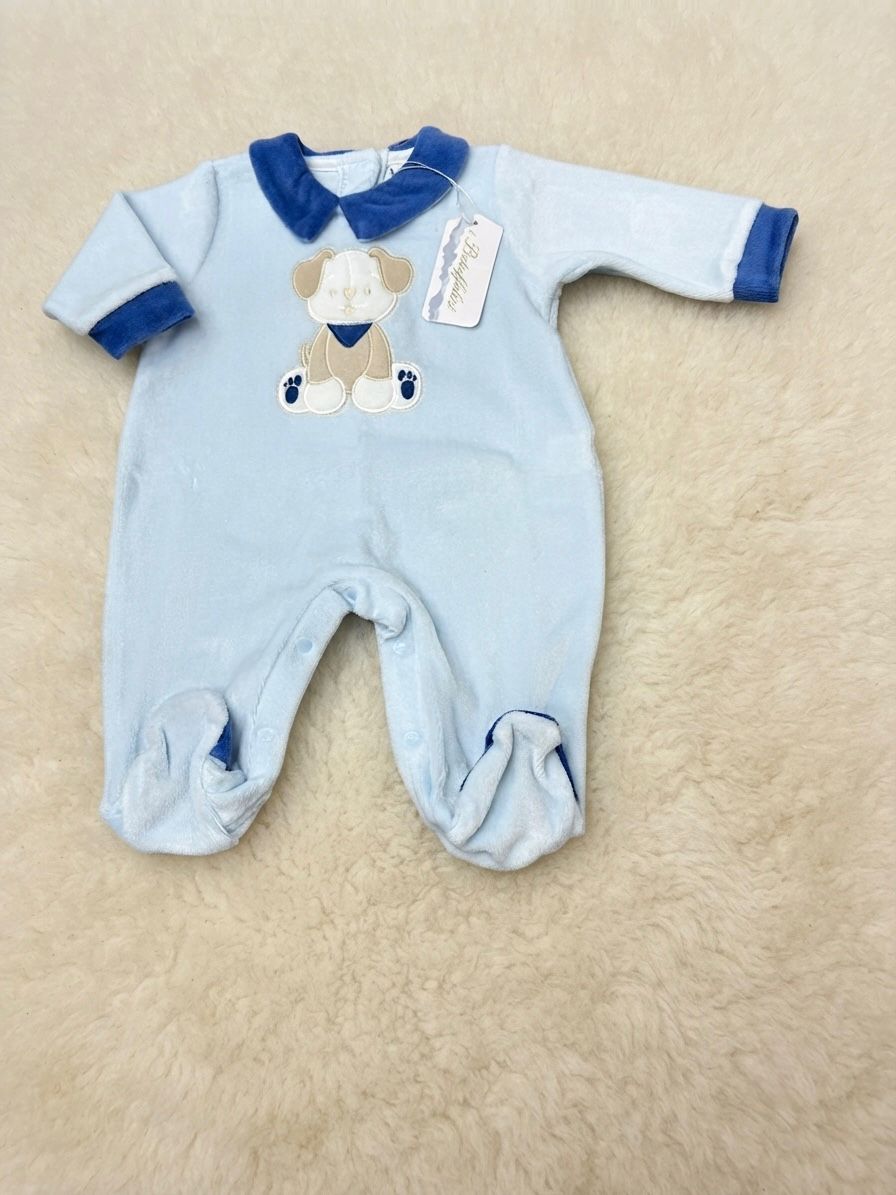 Tutina in Ciniglia Neonato Maschietto I Batuffolini Art. B548/4M