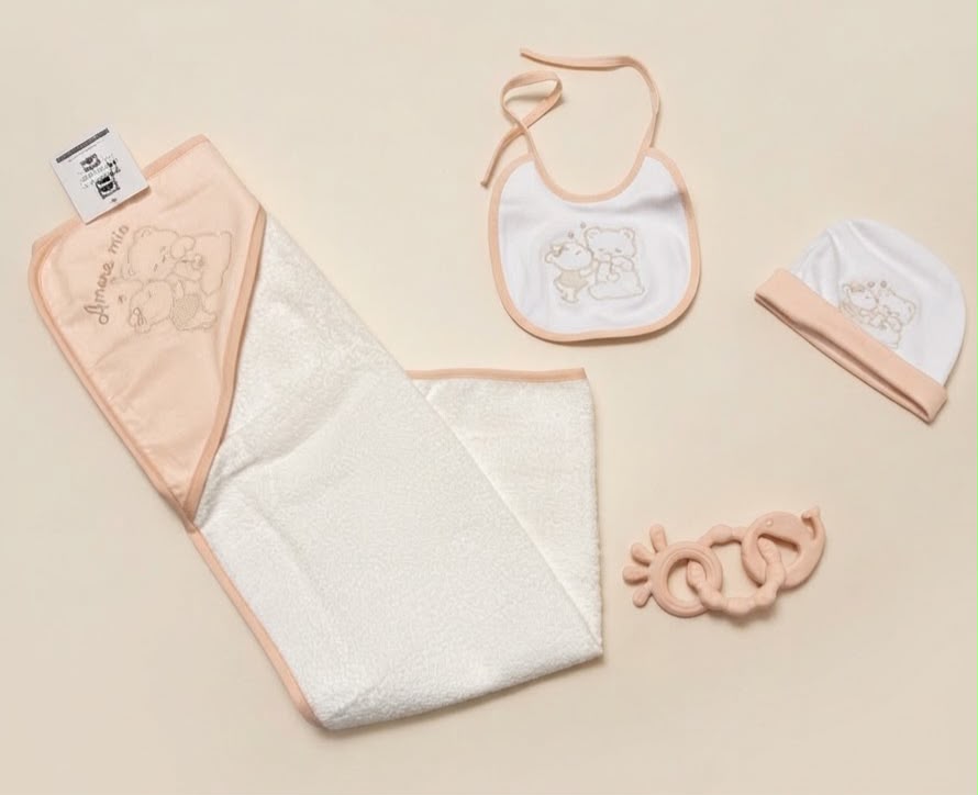 Set Regalo Neonato 4 Pezzi Melanie – Art. GB120