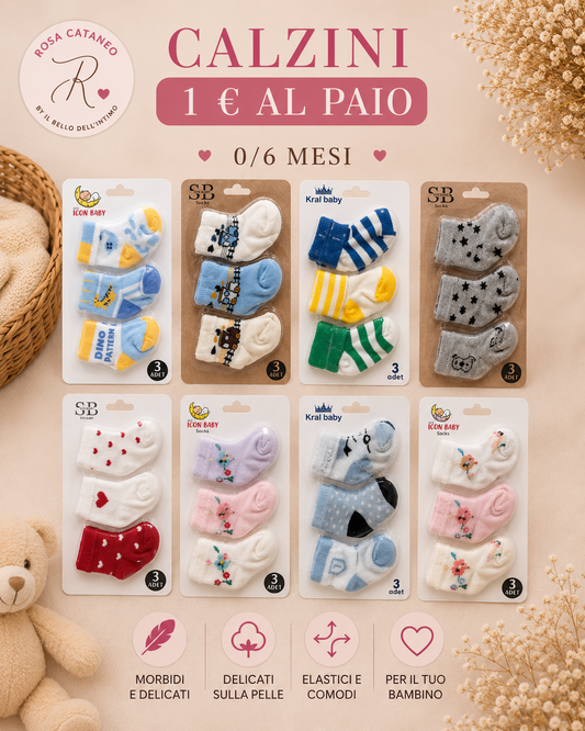 Calzini fantasia neonato/a 👶🧦