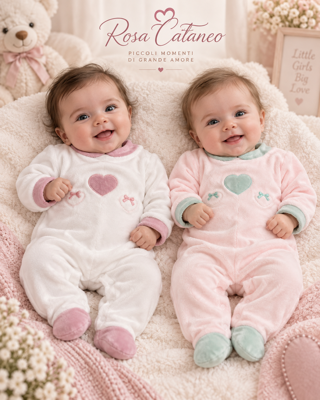 Tutina Neonata in Ciniglia Piccole Emozioni – Art. 630 Dis. 2