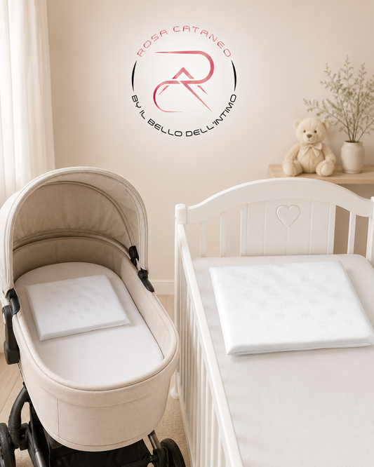 Cuscino Antisoffoco Neonato Nancy Baby per Passeggino e Culla – Antiallergico e Antiacaro