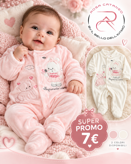 Tutina in Ciniglia Femminuccia Mono Star – XW-19112