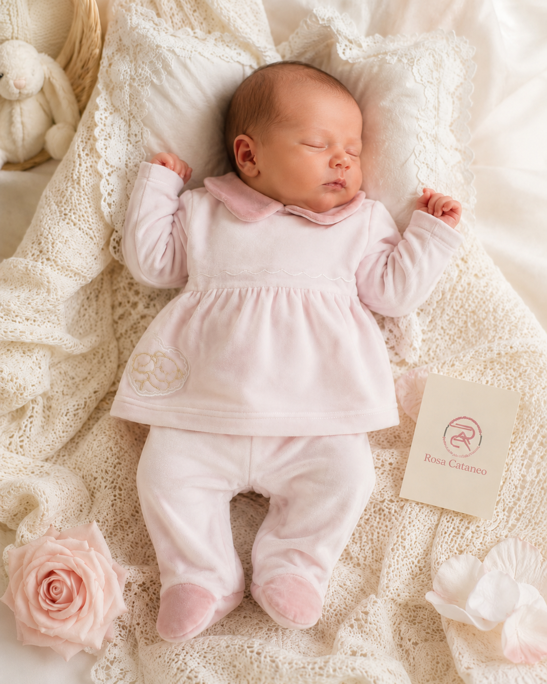 Completo Clinico Neonato in Ciniglia – Les Jolies LJ-234.