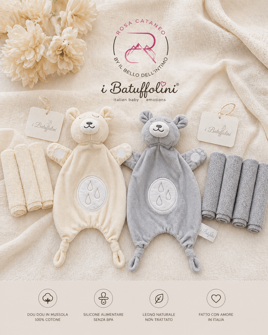 Set Dou Dou + 3 lavette – i Batuffolini | Art. B543