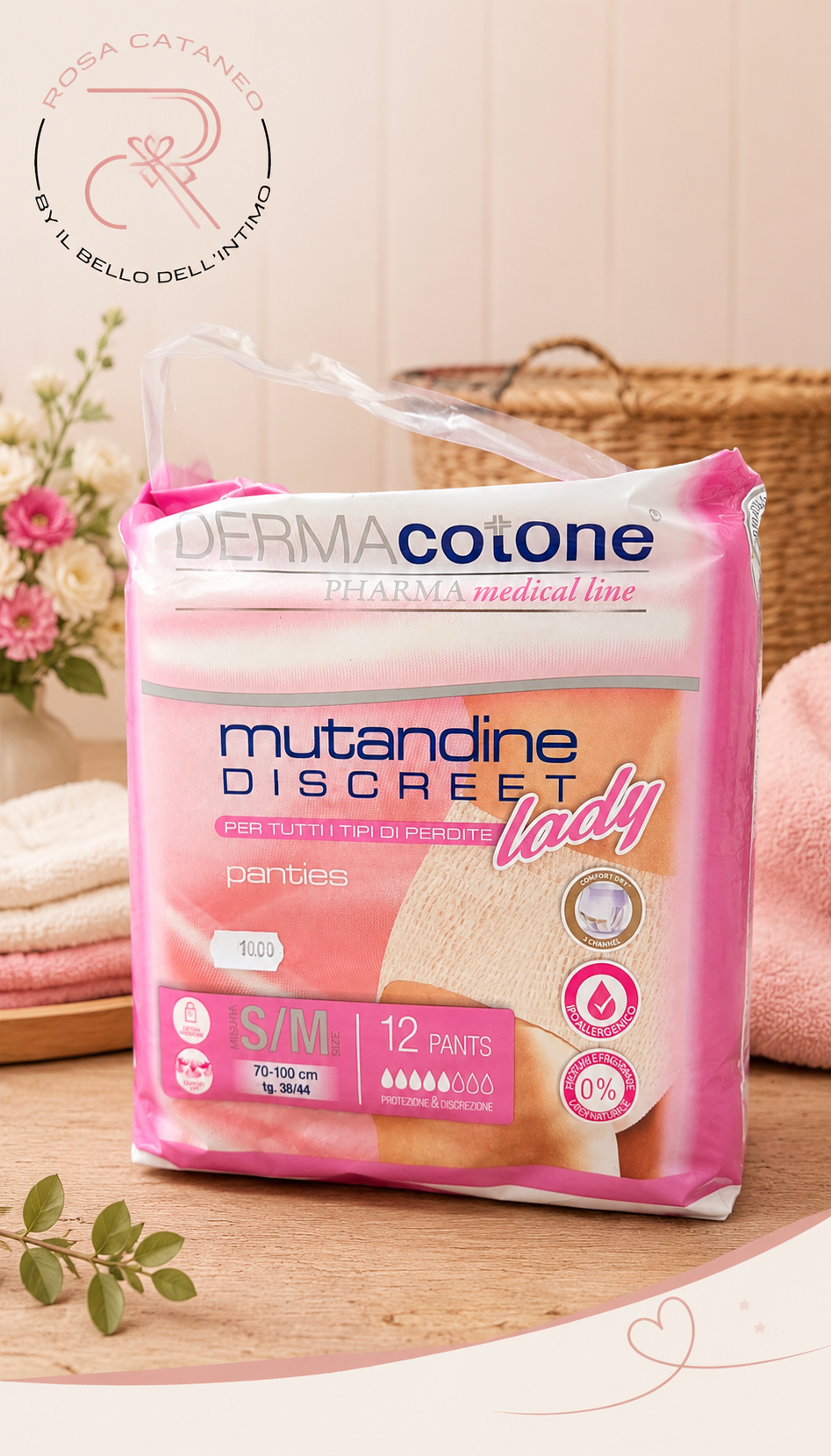 Mutandine Assorbenti Discreet Lady – Derma Cotone