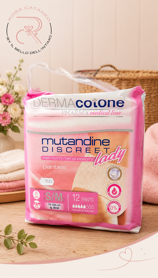 Mutandine Assorbenti Discreet Lady – Derma Cotone