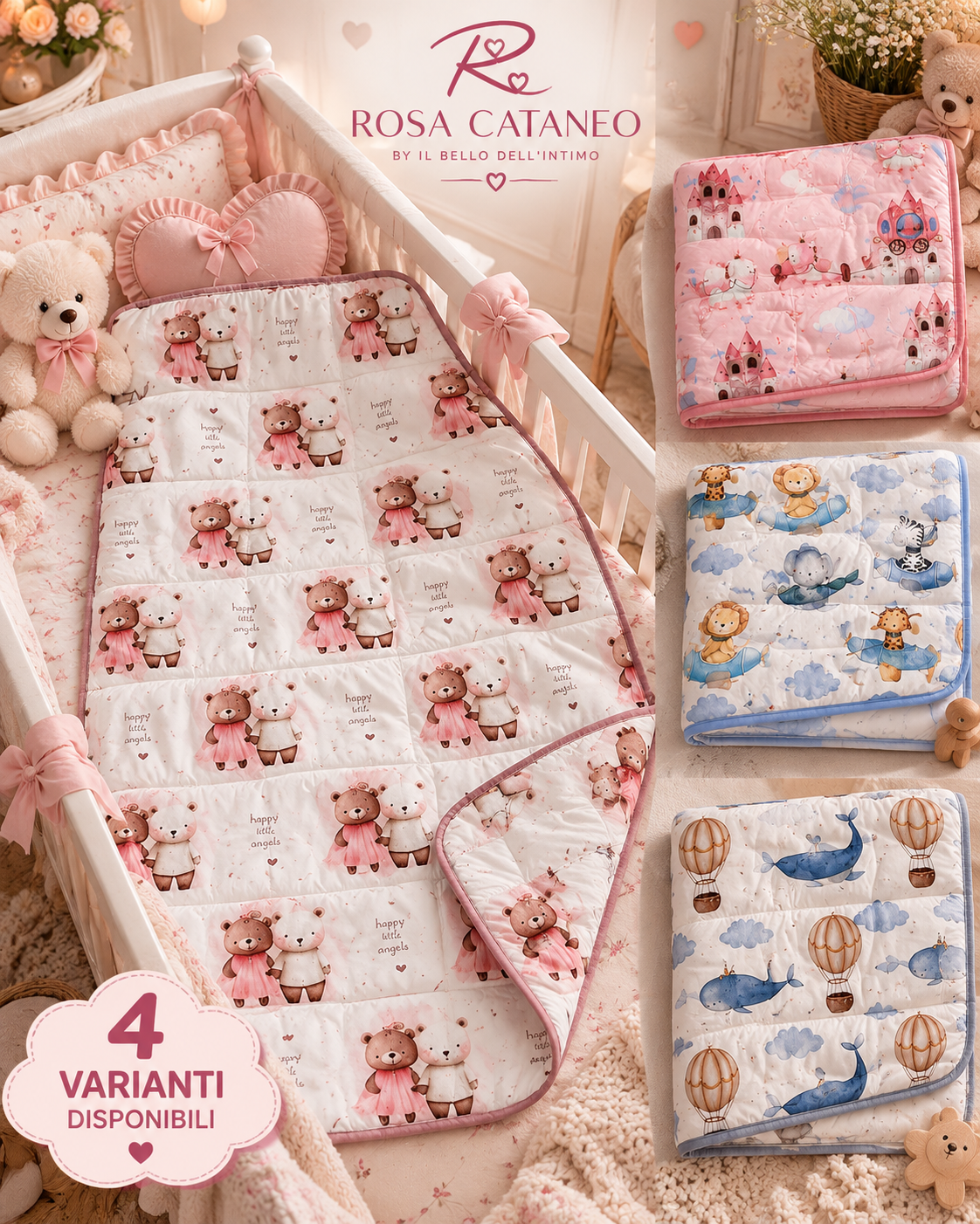 Trapunta Culla batuffolini art B600