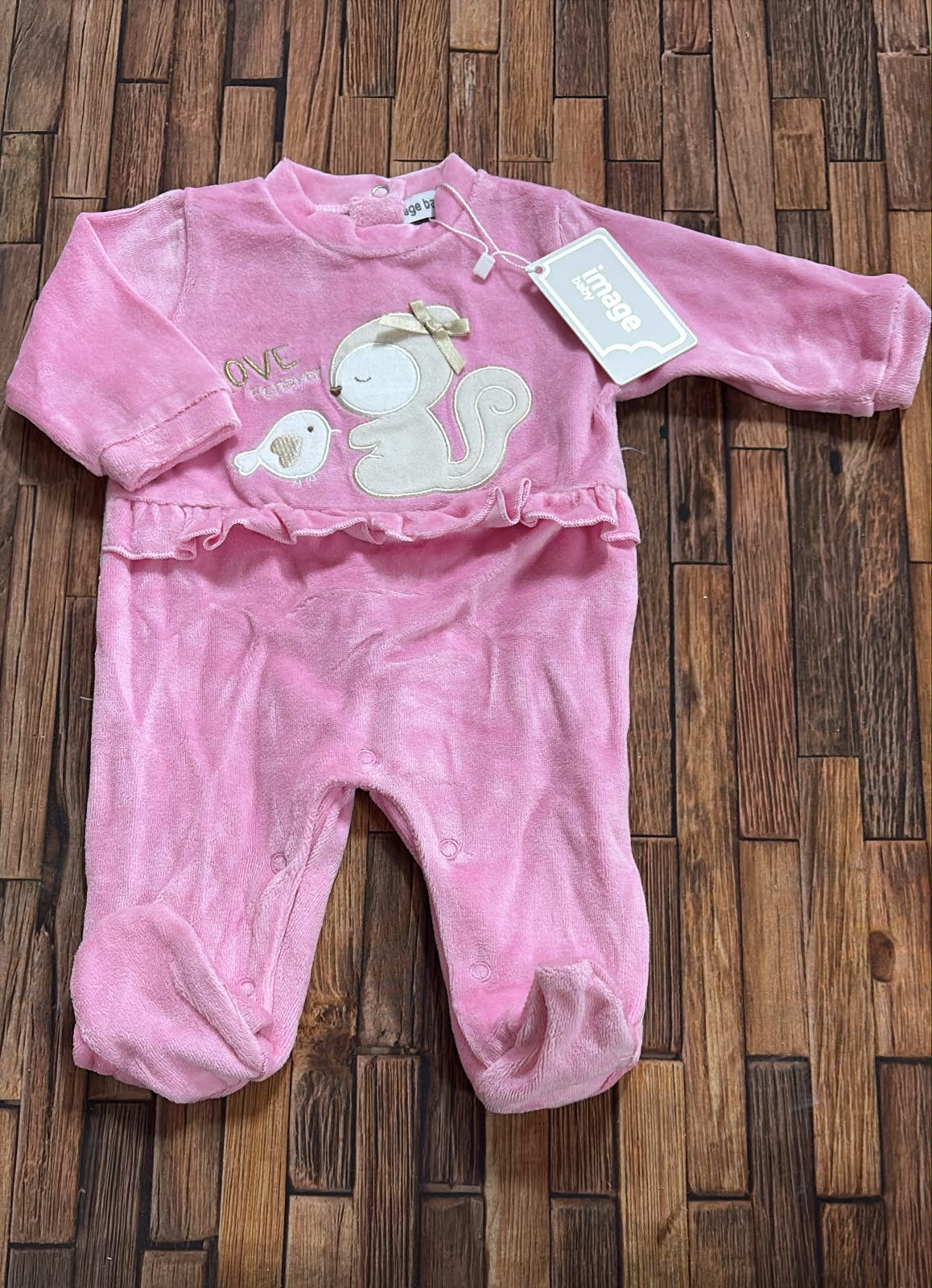 Tutina in Ciniglia Neonata Image Baby LF-2045