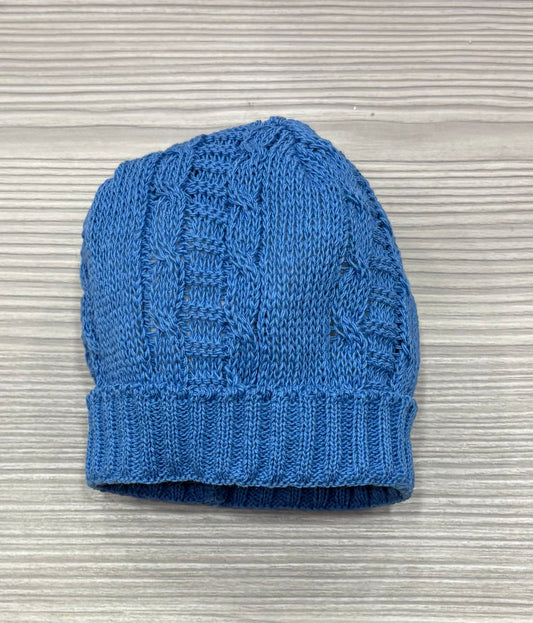 Cappellino Neonato in Cotone Avio Elegante Nascita – Rosa Cataneo
