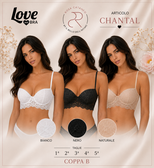 CHANTAL | Reggiseno Balconcino in Pizzo Love and Bra