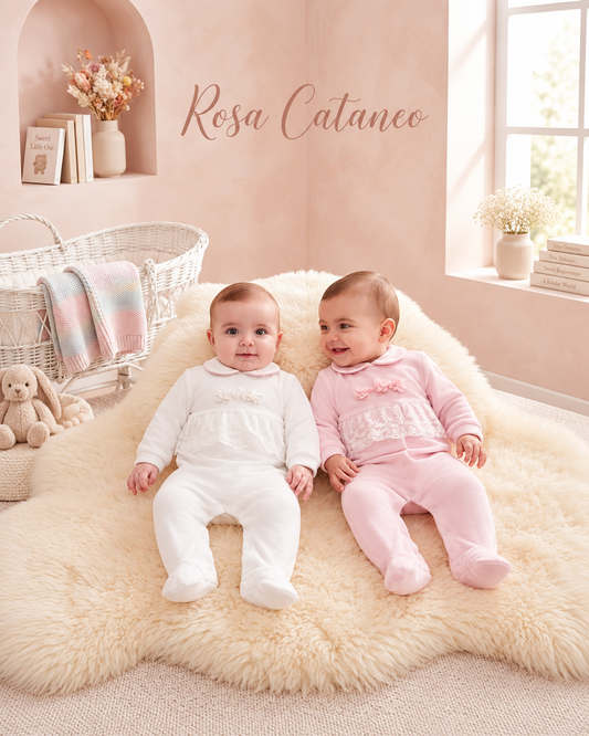 Tutina Neonata in Ciniglia Pastello – Art. TC025AH