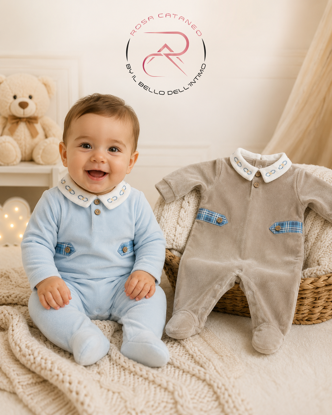 Tutina Neonato in Ciniglia Nazareno Gabrielli – Eleganza e Comfort