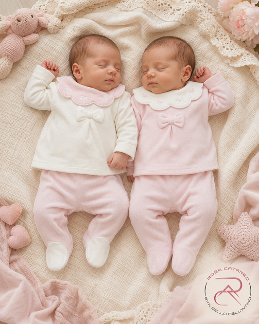 Completo Clinico in Ciniglia Neonata I Batuffolini Art. B549/9F