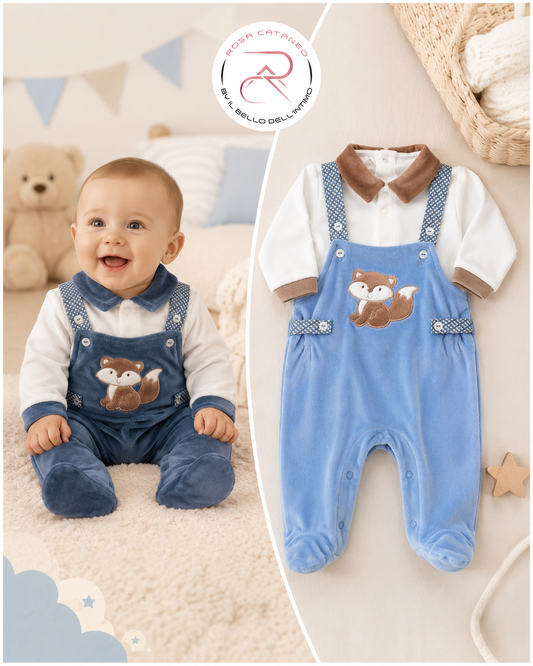 Salopette in Ciniglia Maschietto – Les Jolies LJ-335