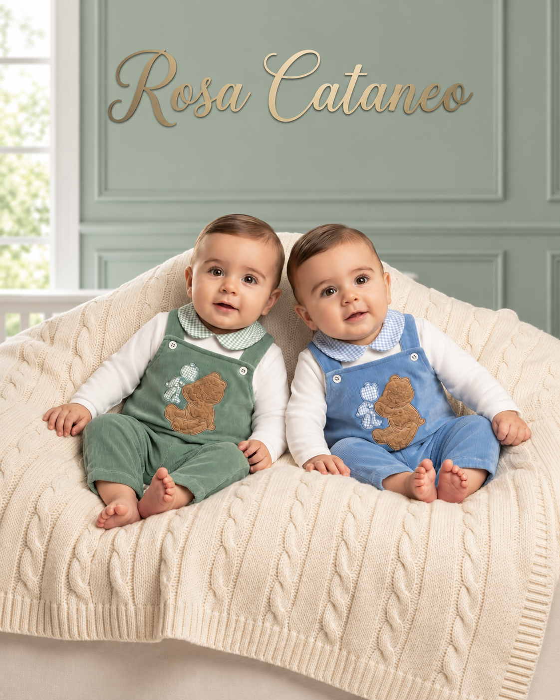 Salopette Maschietto in Ciniglia con Orsetti Les Jolies – LJ-335