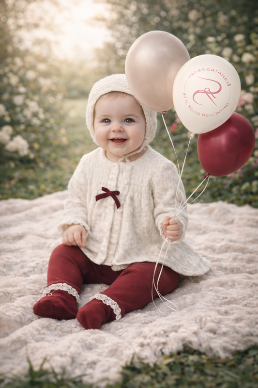 Completo Neonata Elegante in Cotone Mini zeyn  Art 7078