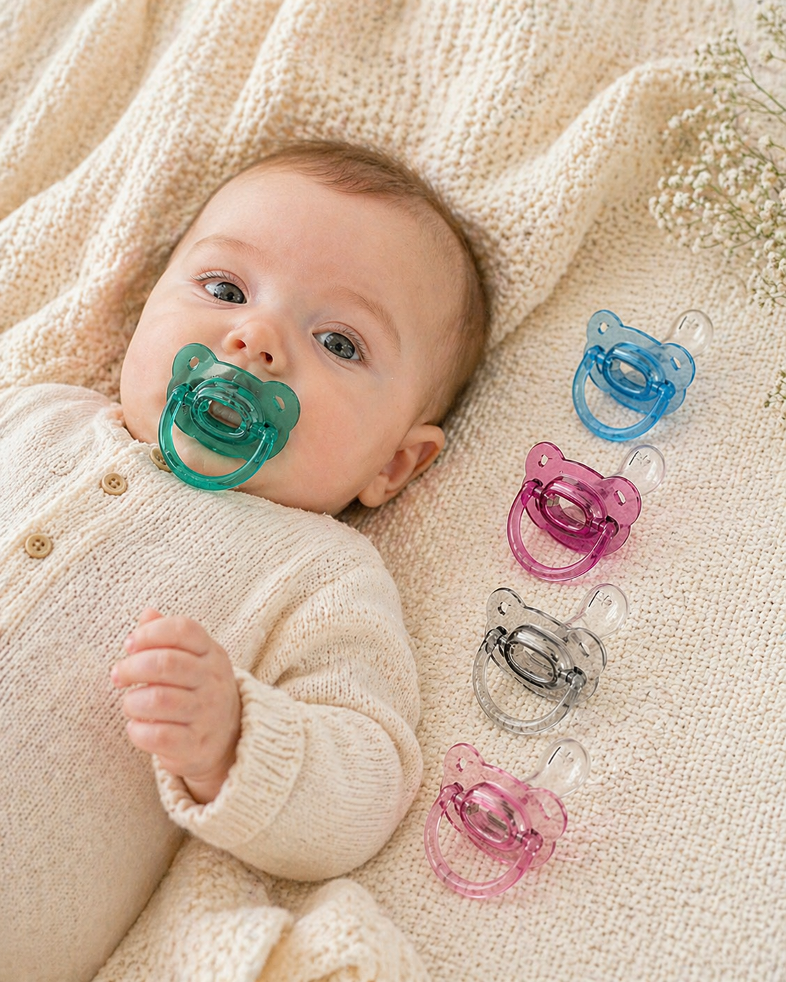 Ciuccio in silicone gommotto 0/6 mesi – I’M BABY