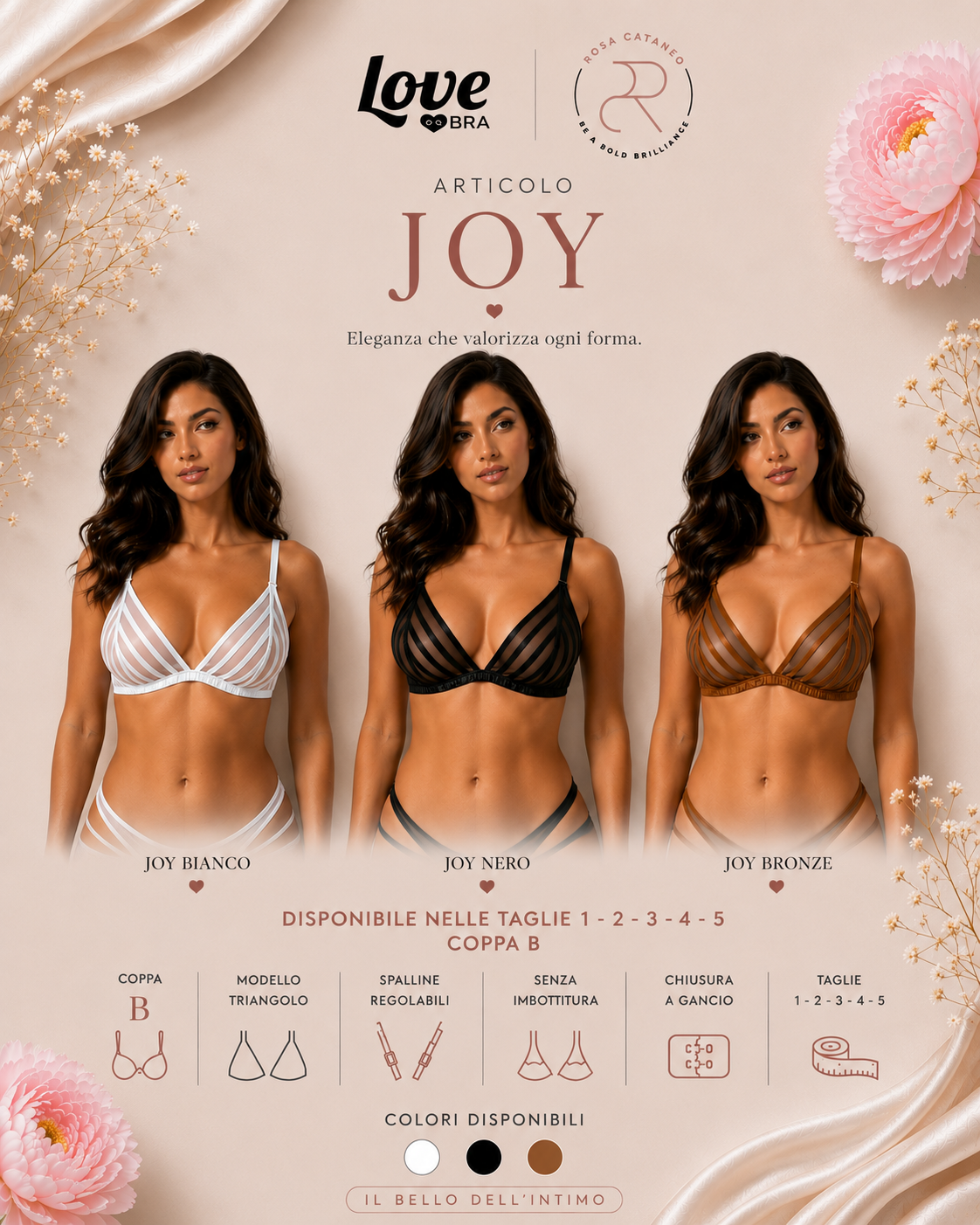 JOY | Reggiseno Balconcino in Tulle Love and Bra