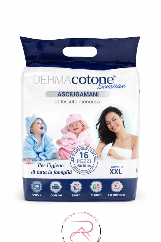 Asciugamani Monouso Dermacotone Sensitive XXL