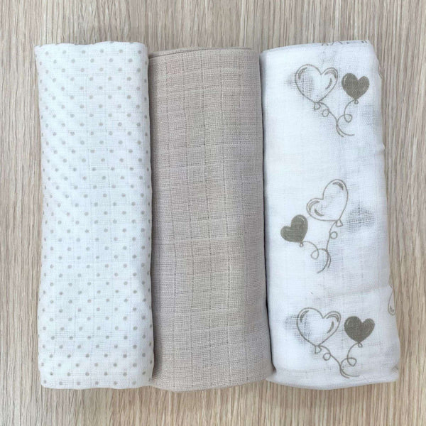 MUSSOLE/ QUADRATI NANCY BABY TORTORA